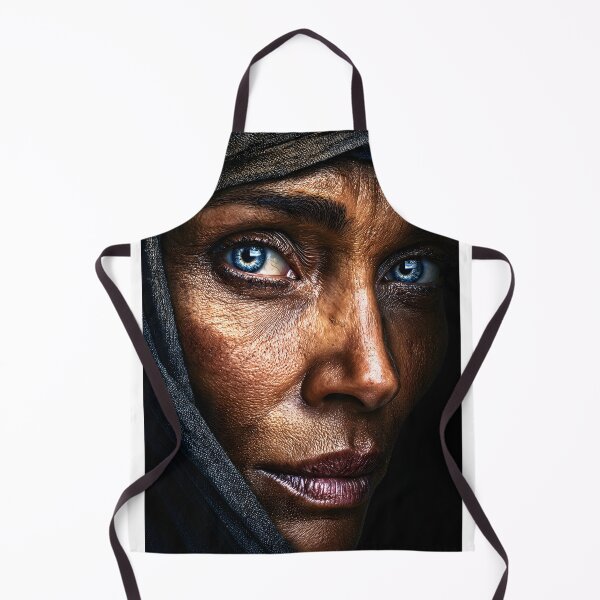 Item preview, Intense Gaze of a Woman in Mysterious Veil designed and sold by Artessie.