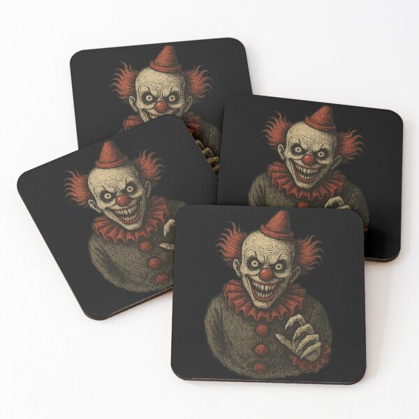 Item preview, Vintage Creepy Clown – Retro Horror Circus Nightmare designed and sold by ZapCat Studio.