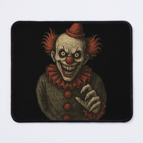 Item preview, Vintage Creepy Clown – Retro Horror Circus Nightmare designed and sold by ZapCat Studio.
