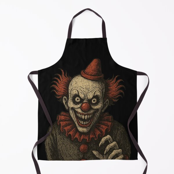 Item preview, Vintage Creepy Clown – Retro Horror Circus Nightmare designed and sold by ZapCat Studio.
