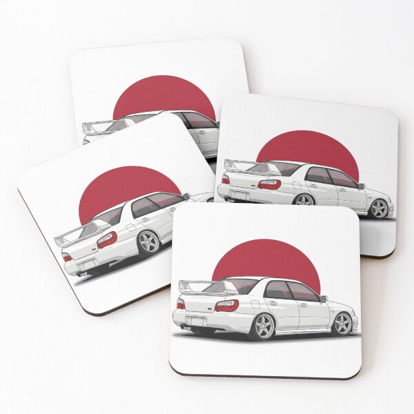 Item preview, Subaru Impreza WRX STI (GD) JDM Illustration designed and sold by Recep Karabay.