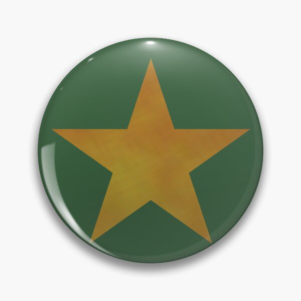 Item preview, Golden Star on green - Calm, Sensory-Friendly designed and sold by CreaTwinkles.