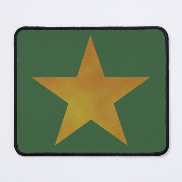 Item preview, Golden Star on green - Calm, Sensory-Friendly designed and sold by CreaTwinkles.