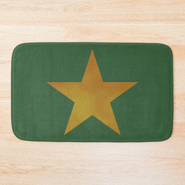 Item preview, Golden Star on green - Calm, Sensory-Friendly designed and sold by CreaTwinkles.
