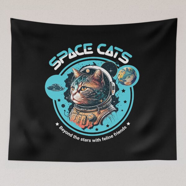 Item preview, Space Cats designed and sold by GraphicTeeHubs.