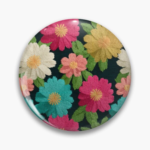 Item preview, Minimalistic Whimsical Floral Embroidery For Fall Celebration designed and sold by RoyalStarsPatts.