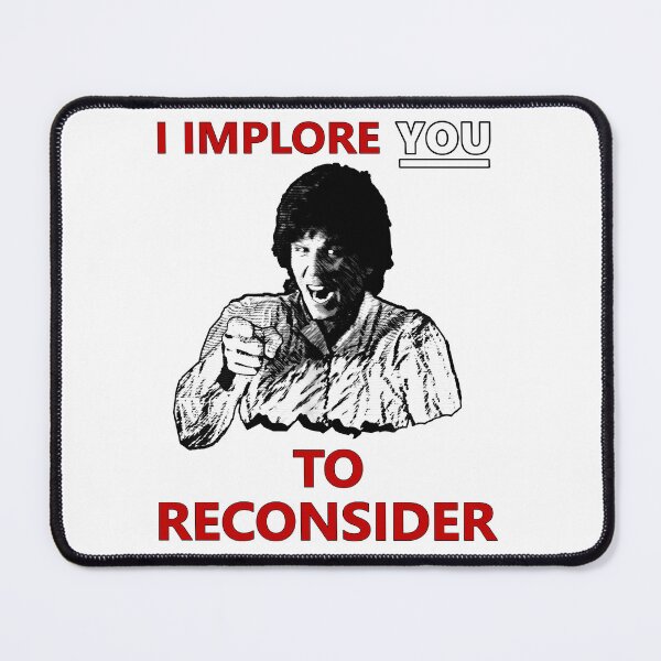 Item preview, Kung Pow - I Implore You to Reconsider [black and white] designed and sold by red-leaf.
