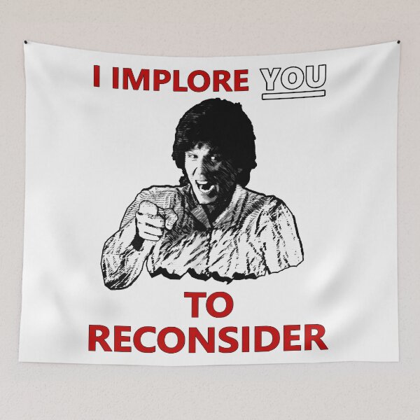 Item preview, Kung Pow - I Implore You to Reconsider [black and white] designed and sold by red-leaf.