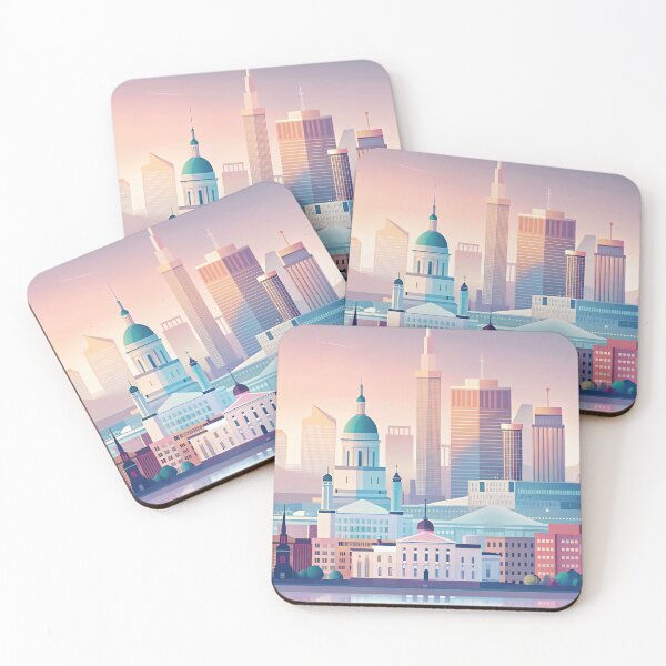 Item preview,   Minimalist skyline of helsinki designed and sold by paulrommer.