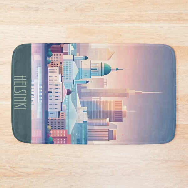 Item preview,   Minimalist skyline of helsinki designed and sold by paulrommer.