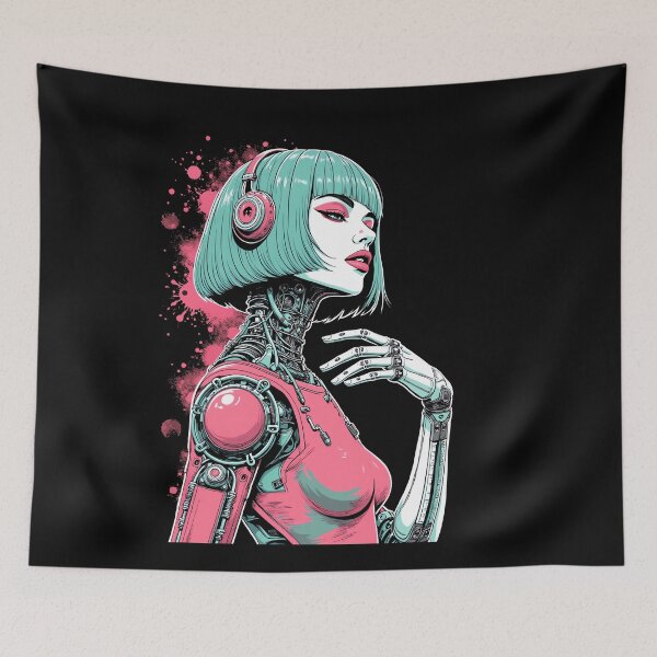 Item preview, Cyberpunk Girl designed and sold by MooonTees.