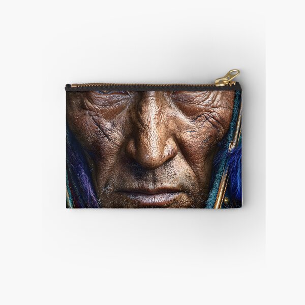 Item preview, Epic Portrait of a Weathered Warrior Face Close-Up designed and sold by Artessie.