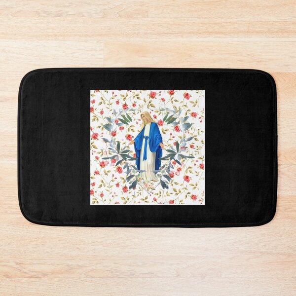 Item preview, Virgin Mary — Floral Madonna Icon designed and sold by EdgarSTatum8.