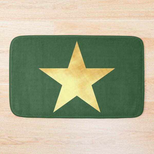 Item preview, Golden Star on green - Calm, Sensory-Friendly designed and sold by CreaTwinkles.