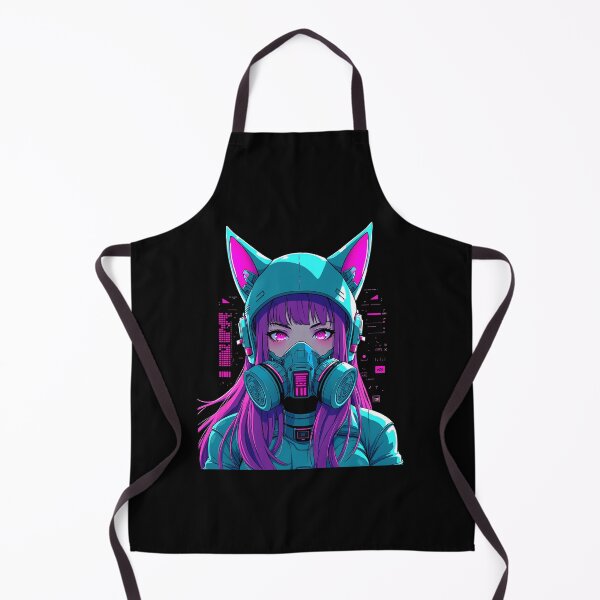 Item preview, Cyberpunk Girl Cat Ears Future designed and sold by MooonTees.