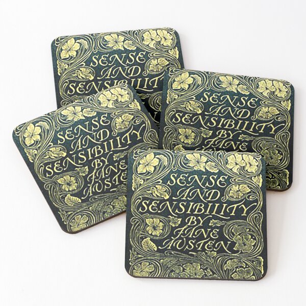 Item preview, Sense and Sensibility Old Book Cover designed and sold by ZiaMI.