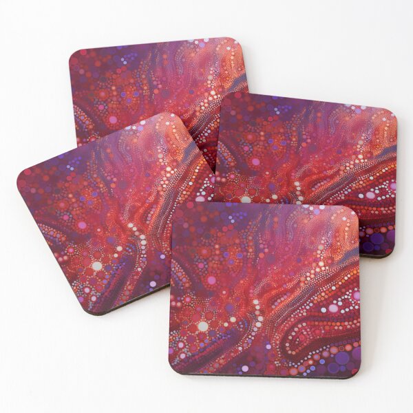 Item preview, Aboriginal Inspired Dot Art - Lava Splash designed and sold by GrinGalore.
