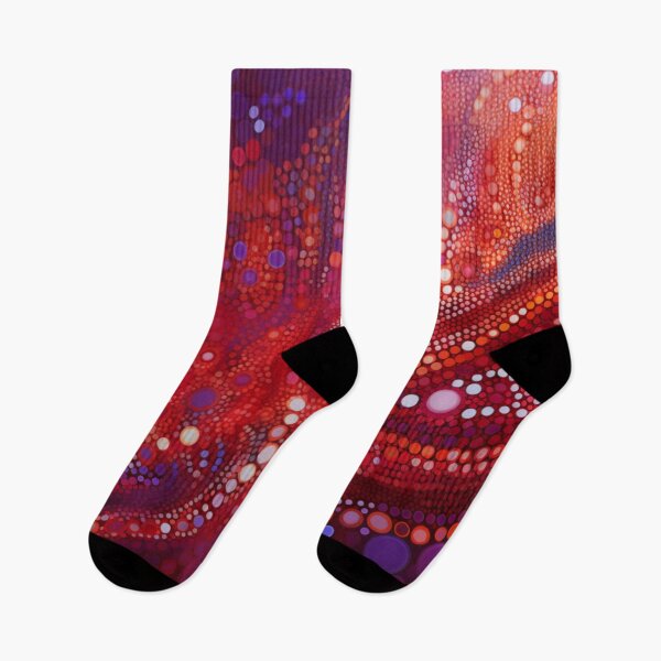 Item preview, Aboriginal Inspired Dot Art - Lava Splash designed and sold by GrinGalore.