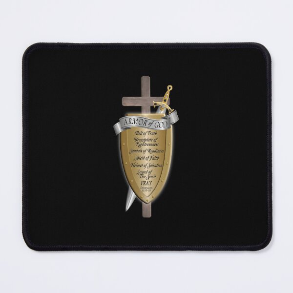 Item preview, Armor of God — Rugged Cross Shield designed and sold by EdgarSTatum8.