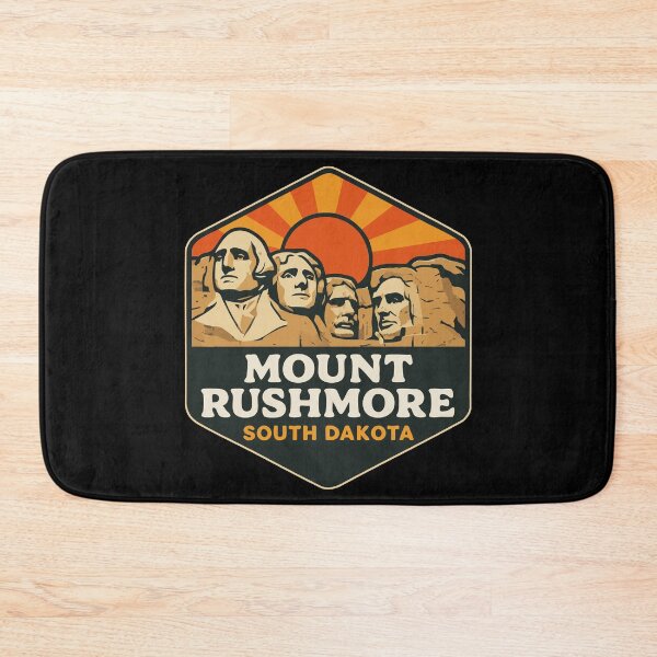Item preview, Mount Mt Rushmore South Dakota Retro Travel designed and sold by TomFrontierArt.