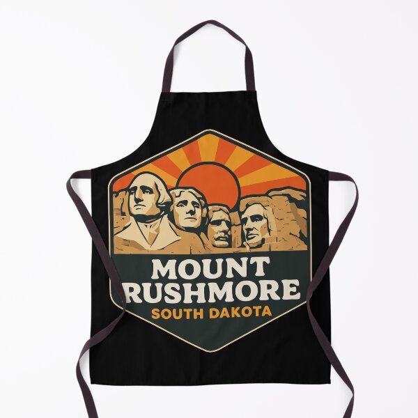 Item preview, Mount Mt Rushmore South Dakota Retro Travel designed and sold by TomFrontierArt.