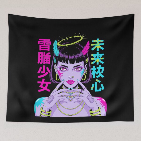 Item preview, Cyberpunk Girl designed and sold by MooonTees.