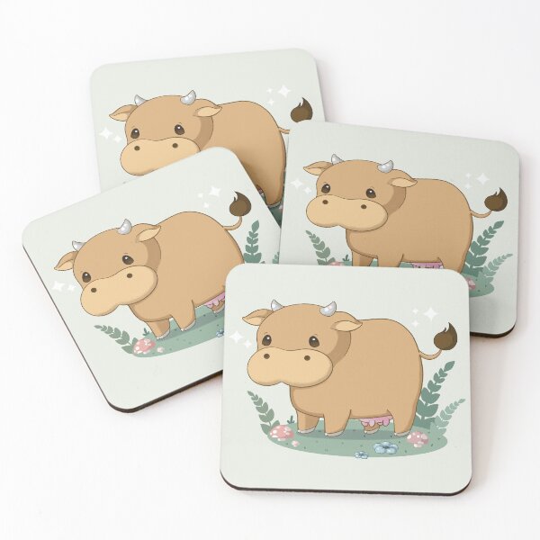 Item preview, Brown cow in a meadow designed and sold by Small-Graphics.