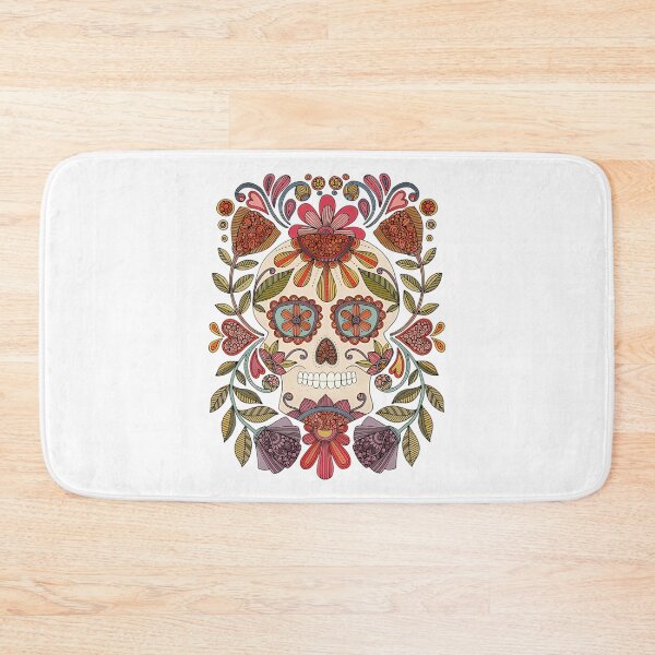 Item preview, Floral Harmony Skull Illustration designed and sold by CareTopping.