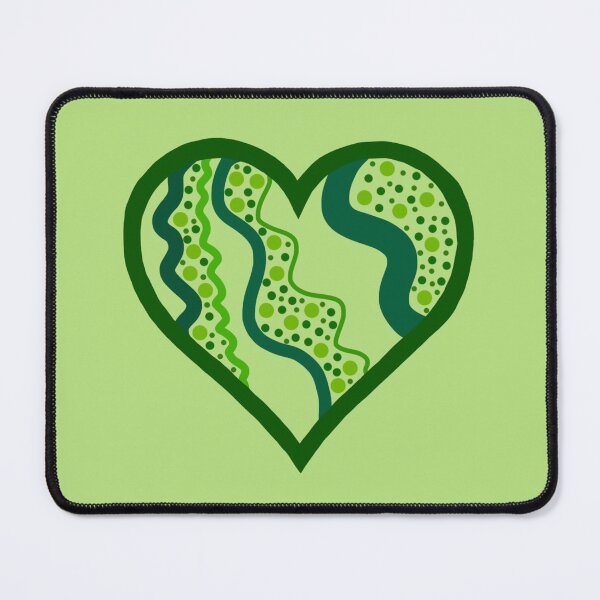 Item preview, Abstract Green Heart designed and sold by Pandaerable.