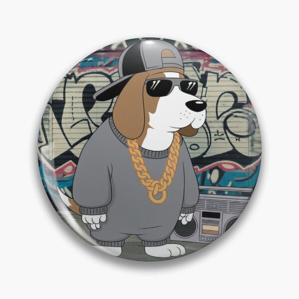 Item preview, 90s Hip Hop Beagle designed and sold by NeatThingLover.