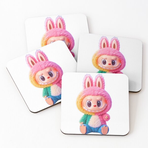Artikelvorschau, Regenbogenhase Labubu | Niedliche Kawaii-Plüschkunst entworfen und verkauft von AesthinkArt.