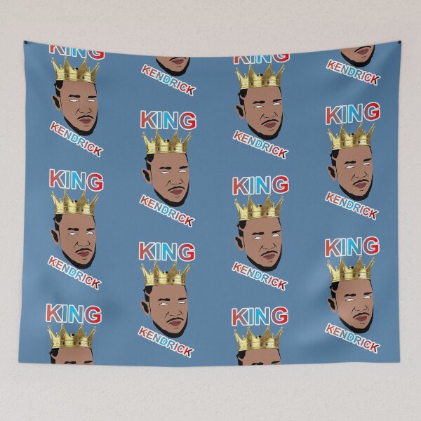 Item preview, King Kendrick illustration designed and sold by ZooStateofMind.