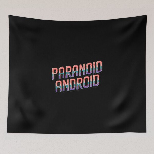 Item preview, Paranoid Android - Rock - Grunge - Pop - Blues - Electro - Classic - Retro designed and sold by SentientGallery.