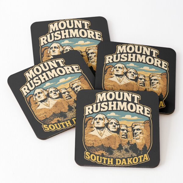 Item preview, Mount Mt Rushmore South Dakota Vintage Travel designed and sold by TomFrontierArt.