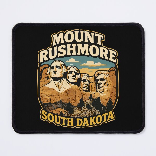 Item preview, Mount Mt Rushmore South Dakota Vintage Travel designed and sold by TomFrontierArt.
