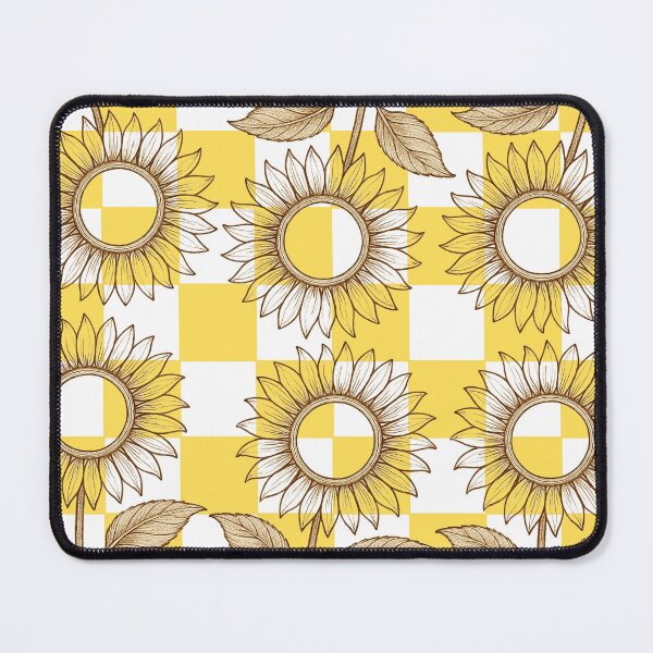 Item preview, Rustic Checkered Sunflower Garden Pattern designed and sold by imperiumpublicitario .