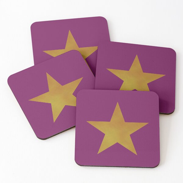Item preview, Golden Star on purple - Calm, Sensory-Friendly designed and sold by CreaTwinkles.