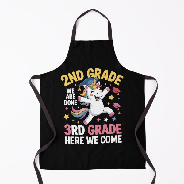 Item preview, Girls 2nd Grade Graduation Unicorn Outfit Hello 3rd Grade designed and sold by HuValverdeArt.