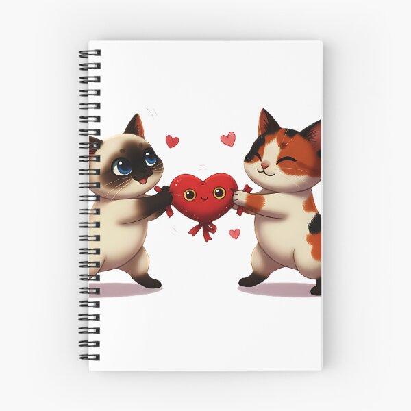 Item preview, Tug-of-Love,  Love is a battle of paws. Romantic comedy art, meme-style cats, playful Valentine scenes designed and sold by meesub.