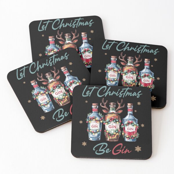 Item preview, Let Christmas Be Gin – Funny Christmas Gin Lover Design designed and sold by a1qualityd.