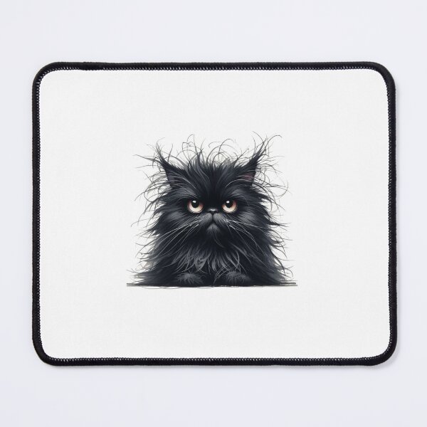 Item preview, Grumpy Black Cat 02 designed and sold by Purranova.