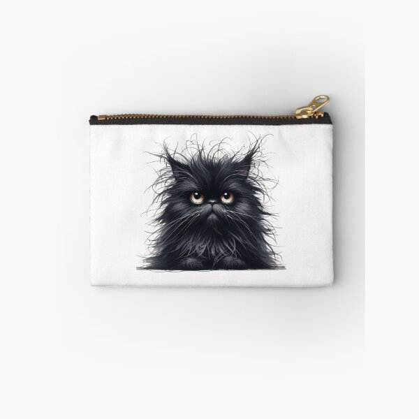 Item preview, Grumpy Black Cat 02 designed and sold by Purranova.