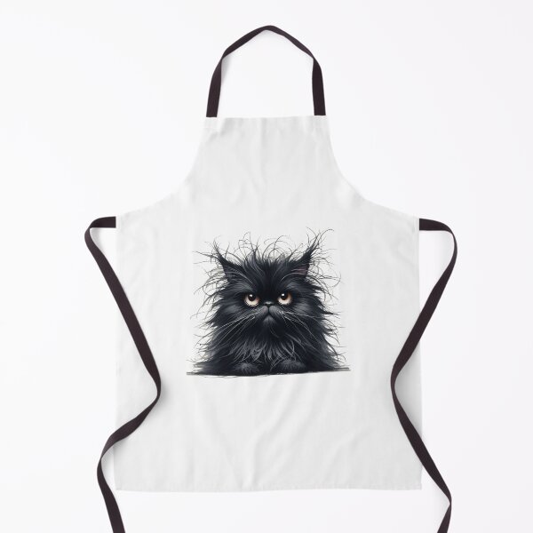 Item preview, Grumpy Black Cat 02 designed and sold by Purranova.