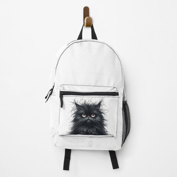 Item preview, Grumpy Black Cat 02 designed and sold by Purranova.