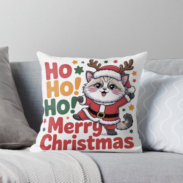 Item preview, Ho ho ho Ragdoll cat Christmas designed and sold by kaka8888.
