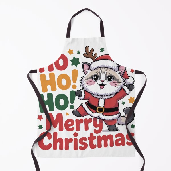 Item preview, Ho ho ho Ragdoll cat Christmas designed and sold by kaka8888.
