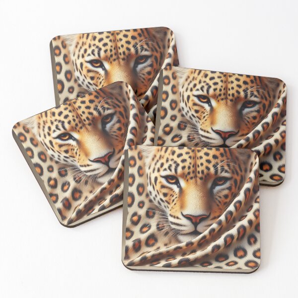 Item preview, Cheetah's Gaze – Fierce Elegance in Animal Print designed and sold by Tommandjerry.