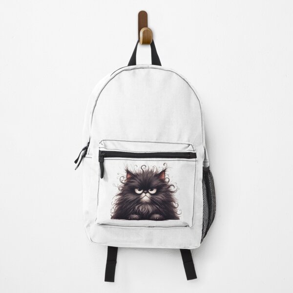 Item preview, Grumpy Black Cat 04 designed and sold by Purranova.