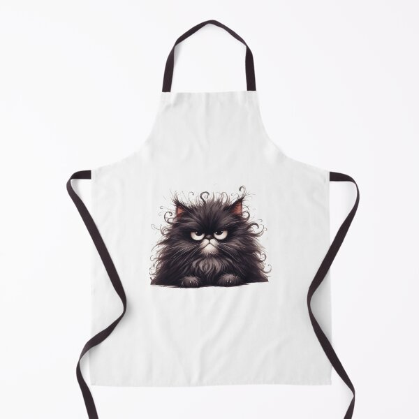 Item preview, Grumpy Black Cat 04 designed and sold by Purranova.