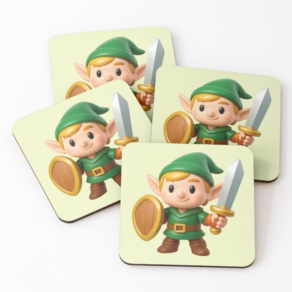 Item preview, Cute elf with a sword designed and sold by Mauswohn.